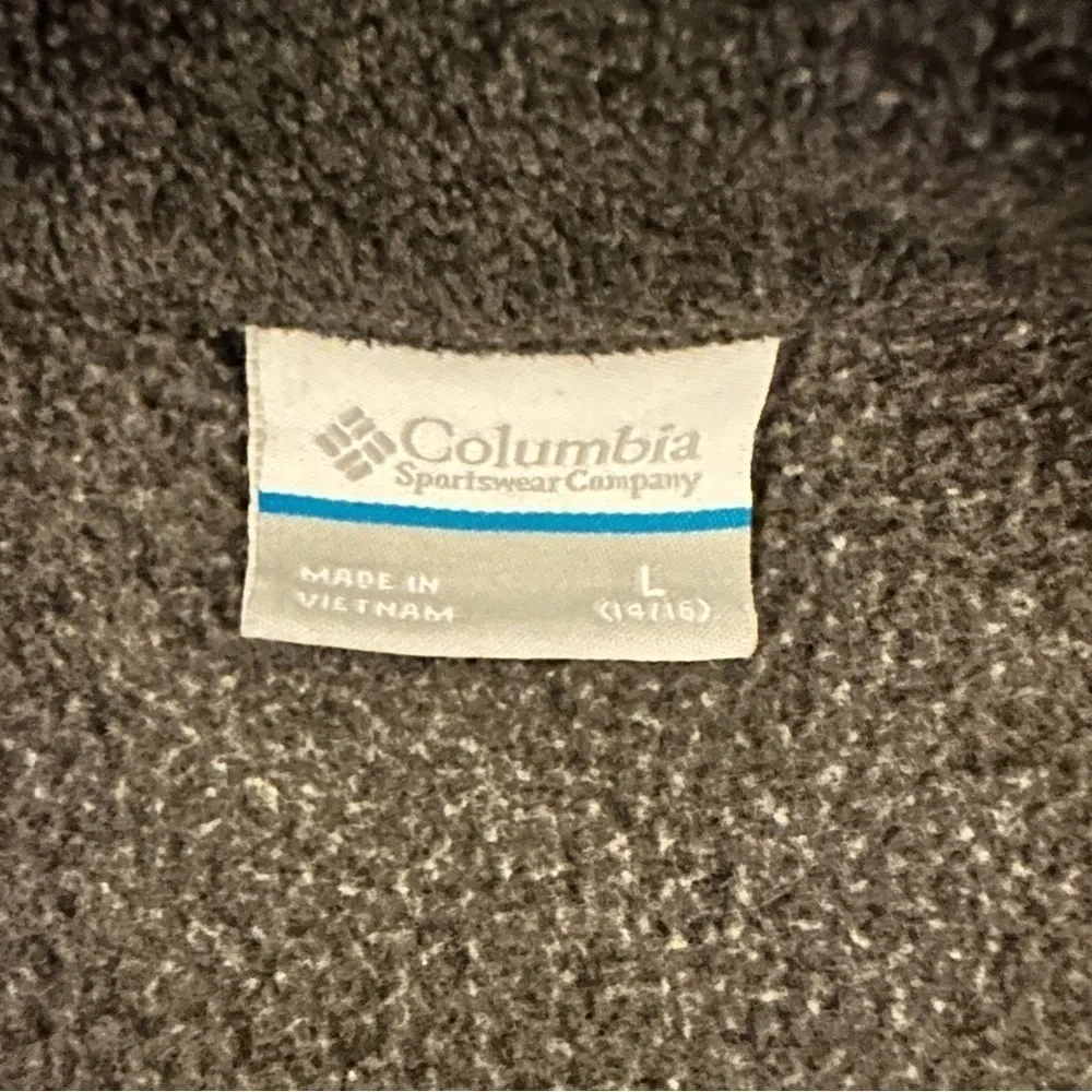 Columbia Fleece Jacket in Gray large 14/16